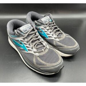 Brooks Addiction 13 Walking Shoes Women's Size 10.5‎ Med Grey Teal 1202531B092